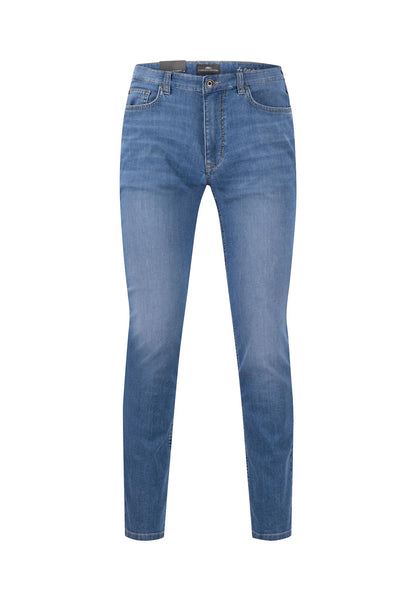 Fynch-Hatton Casual Fit Light Blue Lightweight Summer Denim