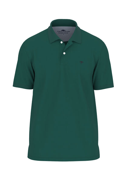 Fynch-Hatton Casual Fit Premium Cotton Pine Green Basic Polo