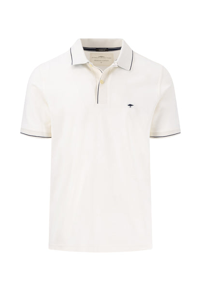 Fynch-Hatton Modern Fit Premium Cotton Off White Polo