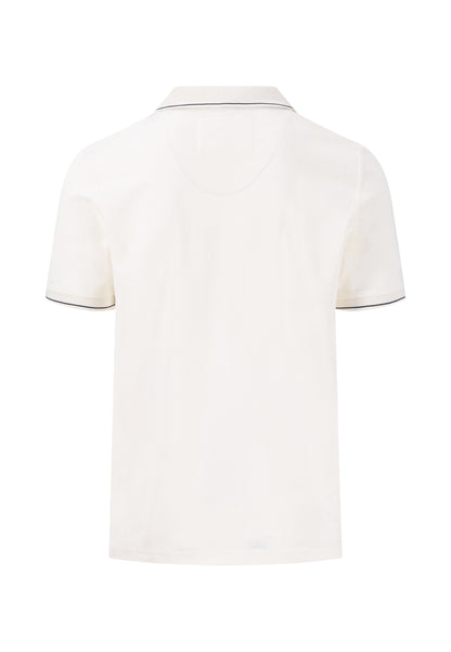 Fynch-Hatton Modern Fit Premium Cotton Off White Polo