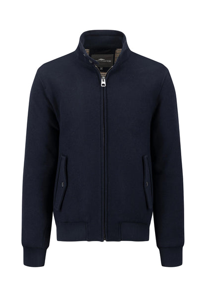 Fynch-Hatton Dark Navy Wool Blouson