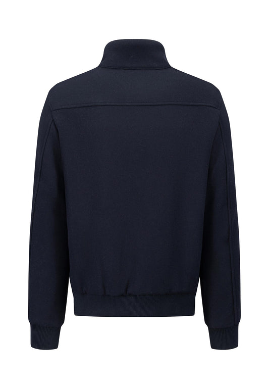 Fynch-Hatton Dark Navy Wool Blouson