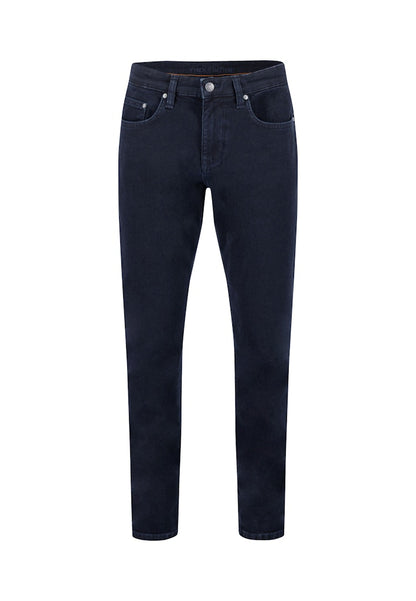 Fynch-Hatton Blue Black Straight Fit Denim