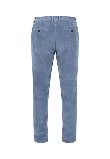 Fynch-Hatton Elephant Blue Wide Corduroy Chino