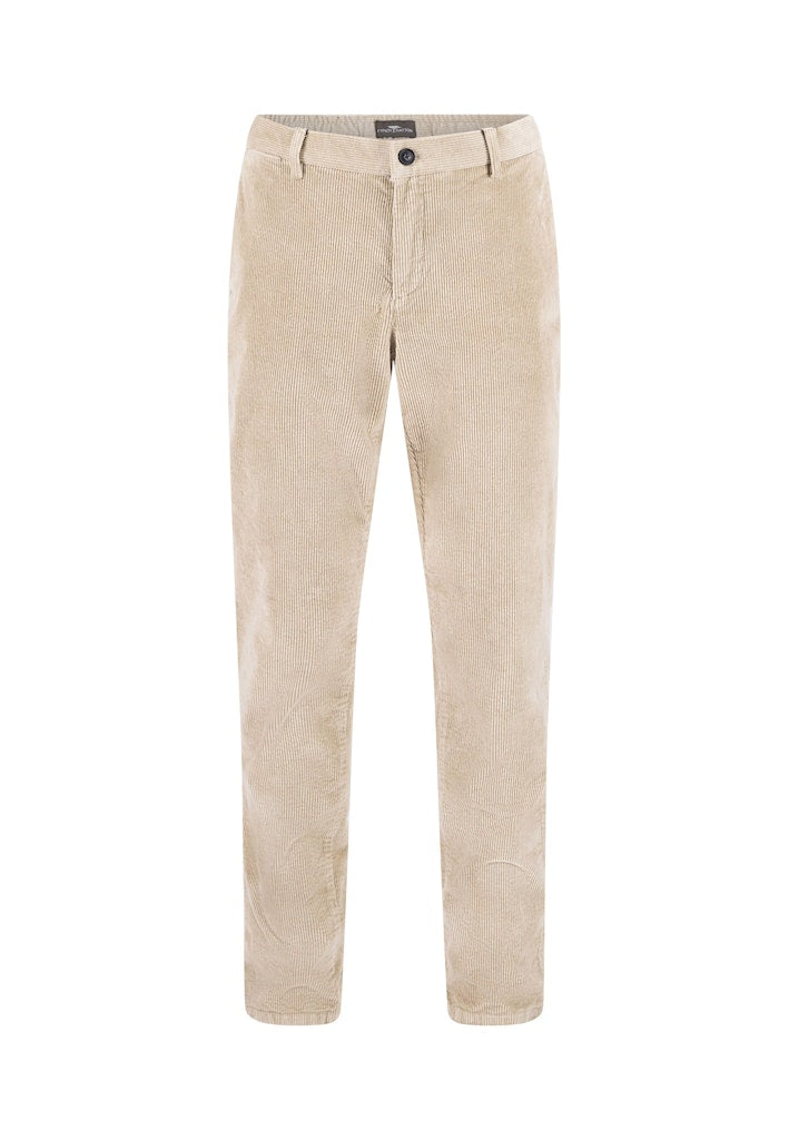 Fynch-Hatton Beige Wide Corduroy Chino