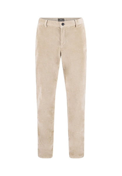 Fynch-Hatton Beige Wide Corduroy Chino