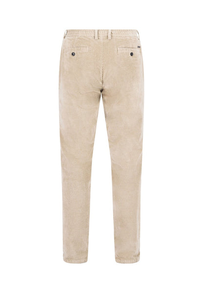 Fynch-Hatton Beige Wide Corduroy Chino