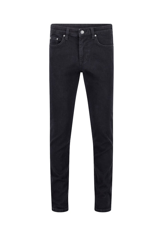 Fynch-Hatton Black Straight Fit Denim Pants