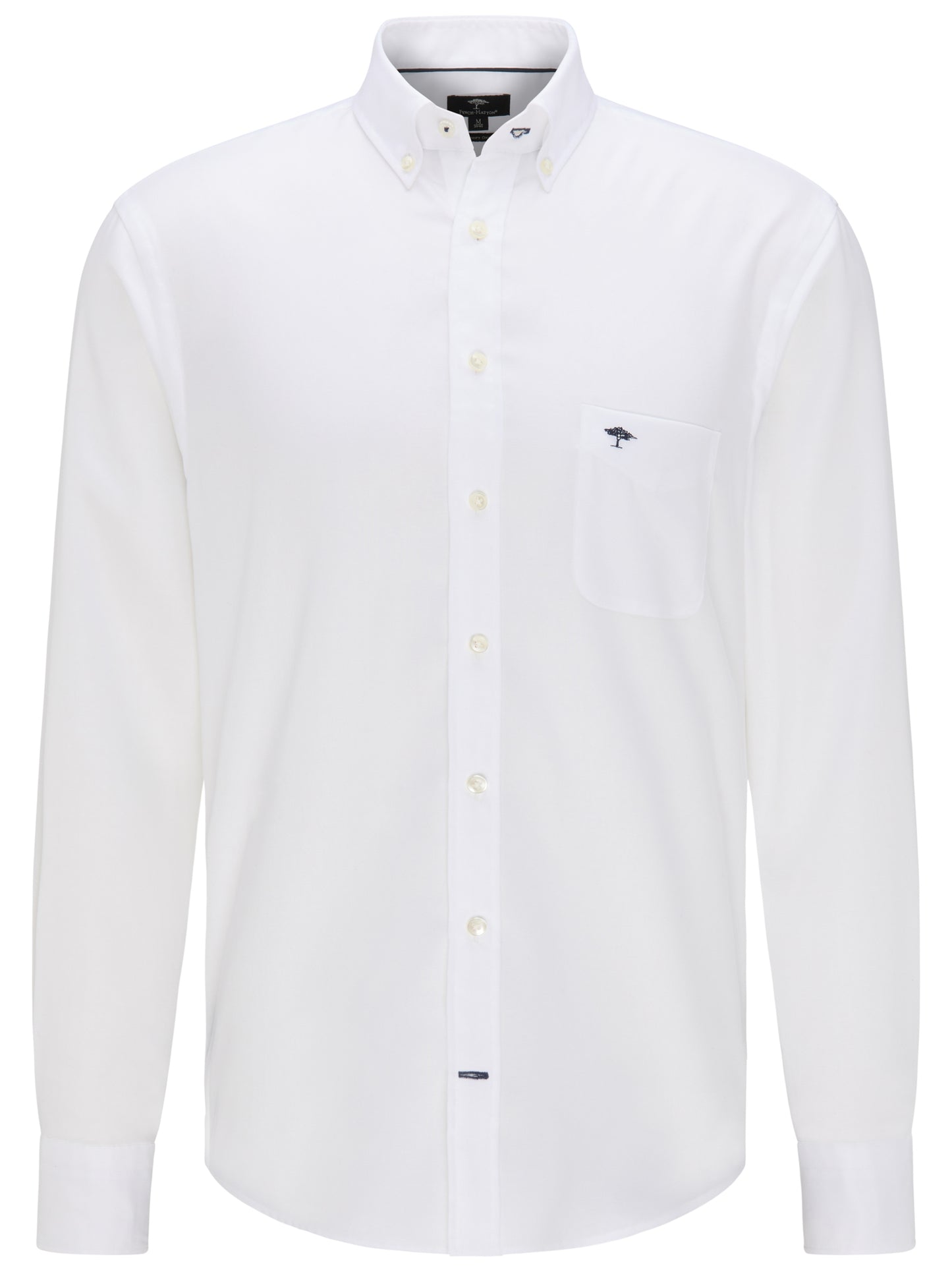 Fynch-Hatton All Season Casual Fit Button Down Oxford White Shirt