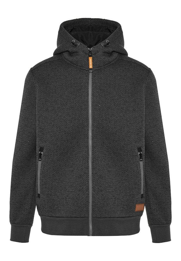 Funky Buddha Anthracite Full-Zip Jacket Hoodie