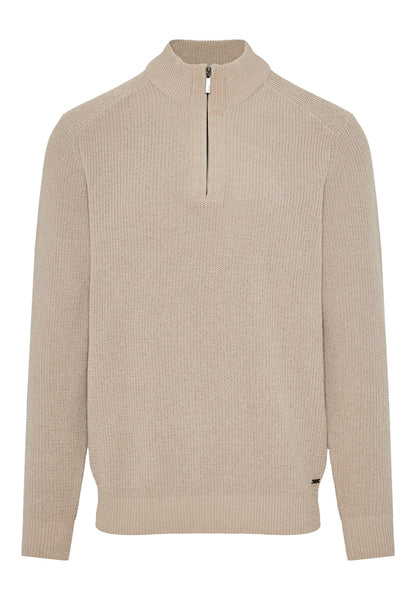Funky Buddha Ash Half-Zip Knitted Sweater