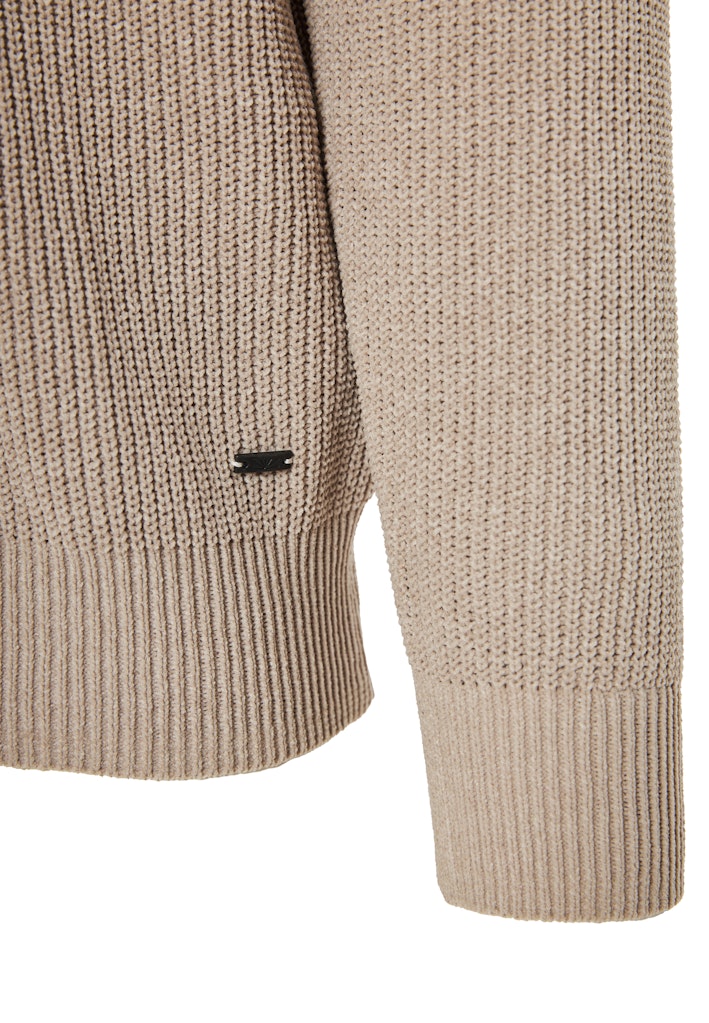 Funky Buddha Ash Half-Zip Knitted Sweater