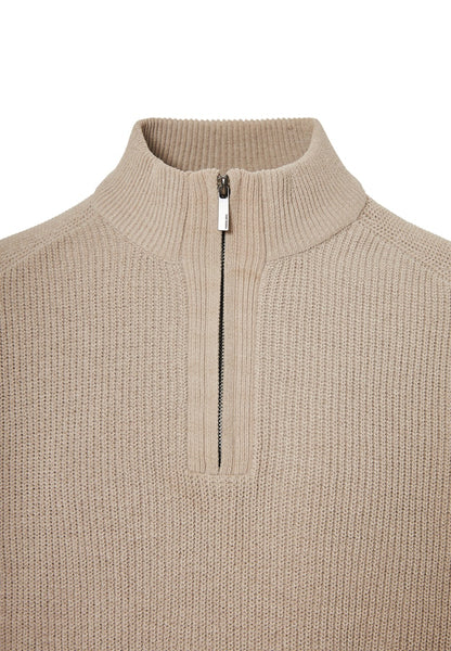Funky Buddha Ash Half-Zip Knitted Sweater