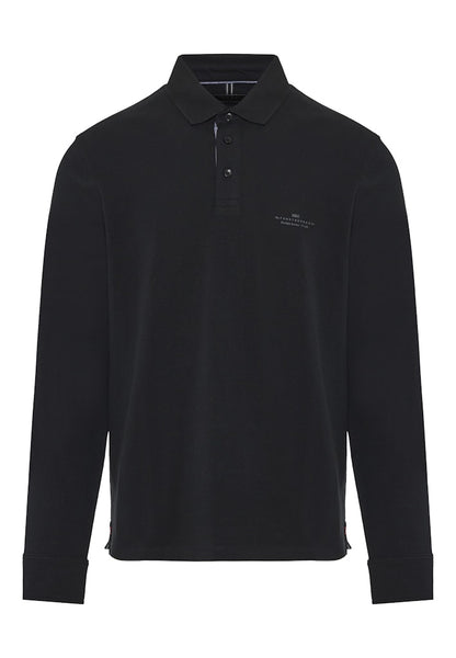 Funky Buddha Long Sleeved Polo Shirt
