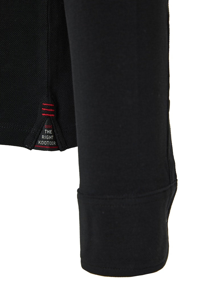 Funky Buddha Long Sleeved Polo Shirt