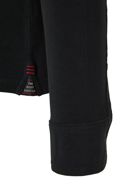 Funky Buddha Long Sleeved Polo Shirt