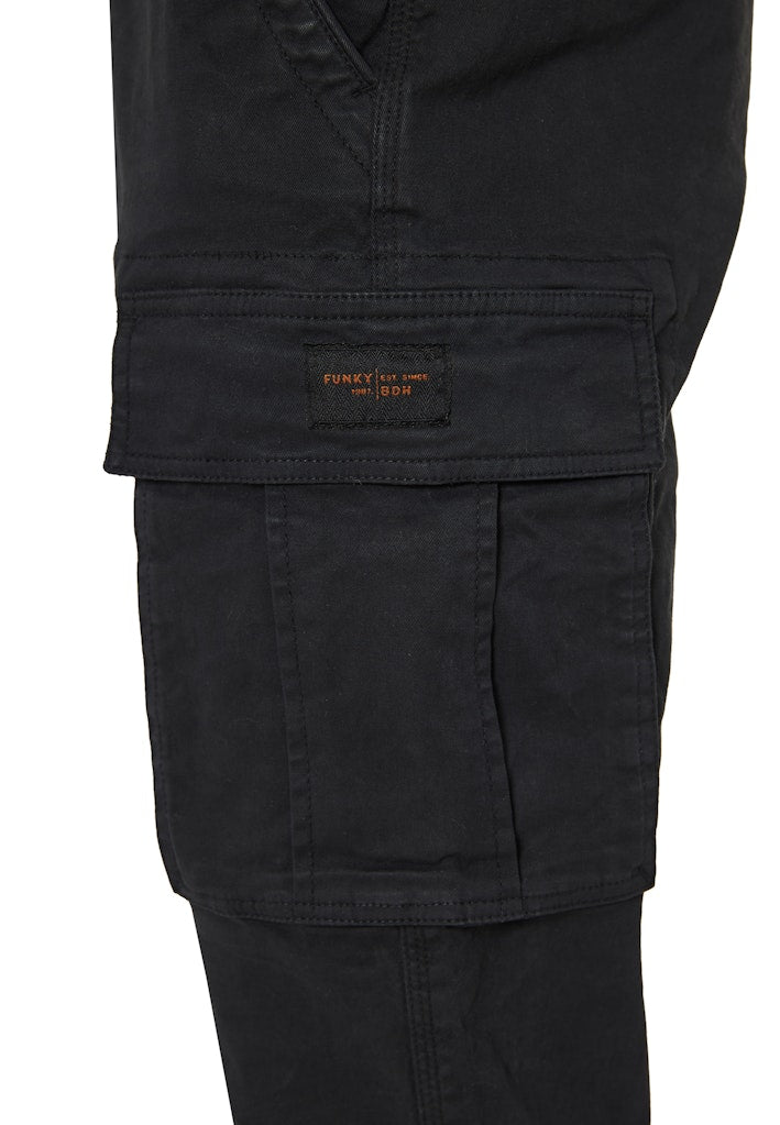 Funky Buddha Black Comfort Cargo Pants