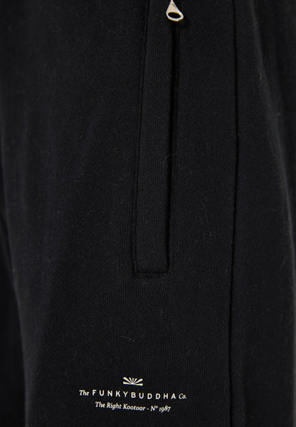 Funky Buddha Black Jogger Sweatpants