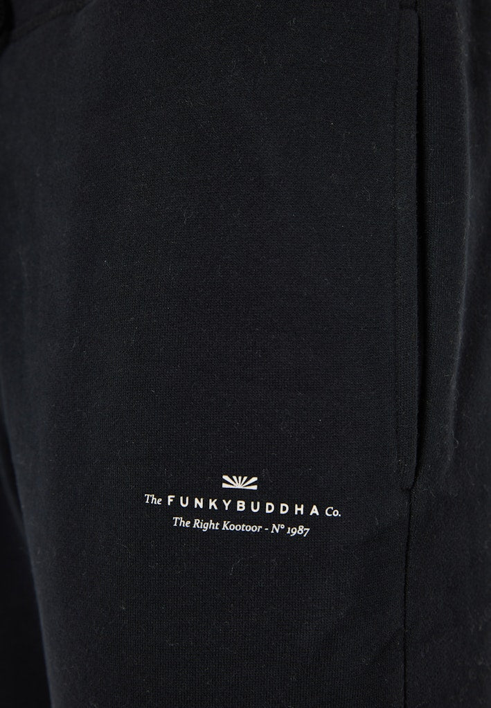 Funky Buddha Black Jogger Sweatpants