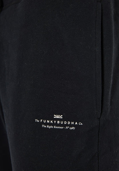 Funky Buddha Black Jogger Sweatpants