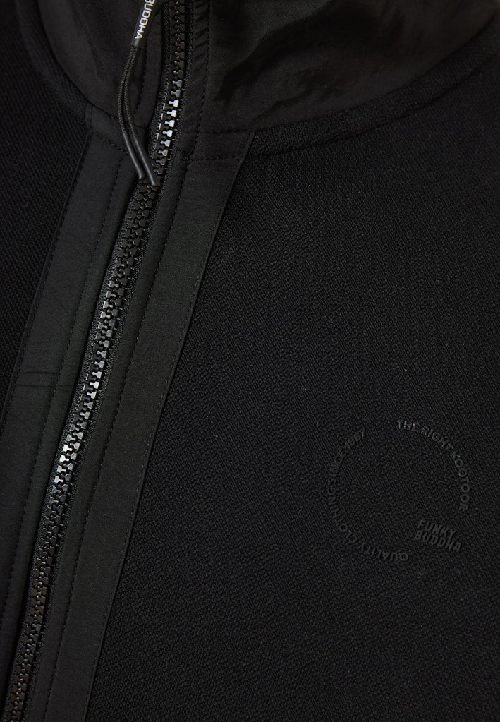 Funky Buddha Black Pique Jacket