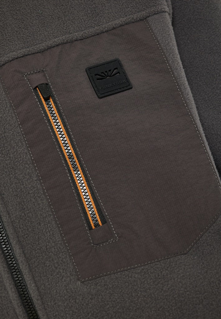 Funky Buddha DK Grey Fleece Jacket
