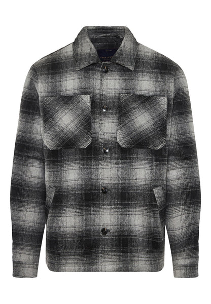 Funky Buddha Casual DK Grey Collared Jacket