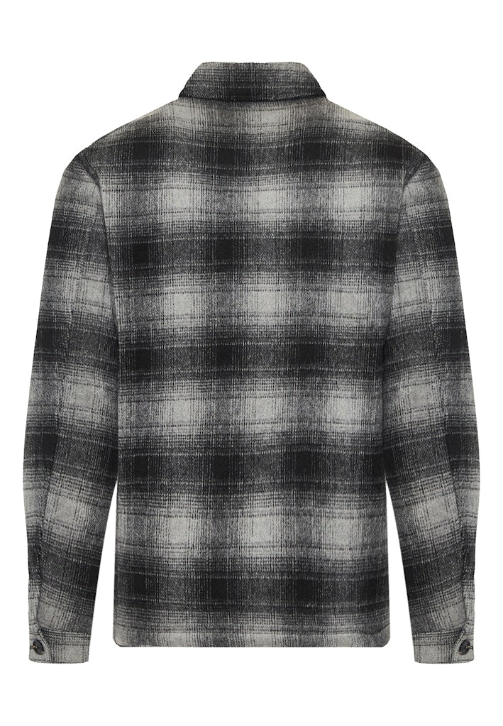 Funky Buddha Casual DK Grey Collared Jacket