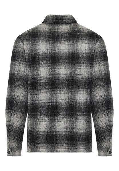 Funky Buddha Casual DK Grey Collared Jacket