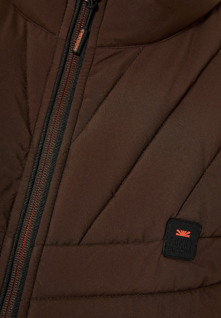 Funky Buddha Αμάνικο Espresso Μπουφάν