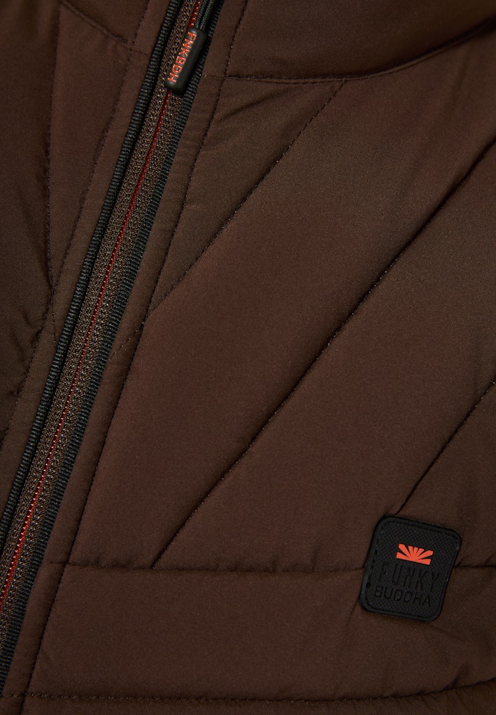 Funky Buddha Αμάνικο Espresso Μπουφάν