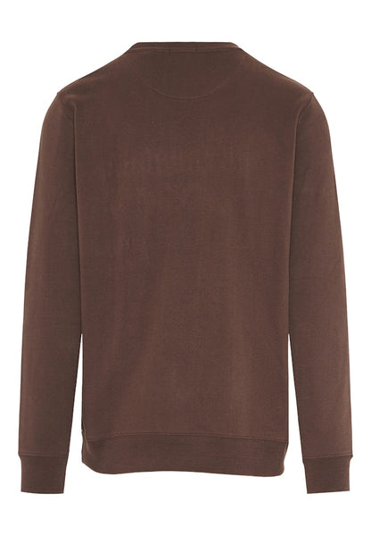 Funky Buddha Logo Embroidered Espresso Hoodie