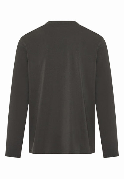 Funky Buddha Long Sleeved Forest Night Branded Print Crewneck