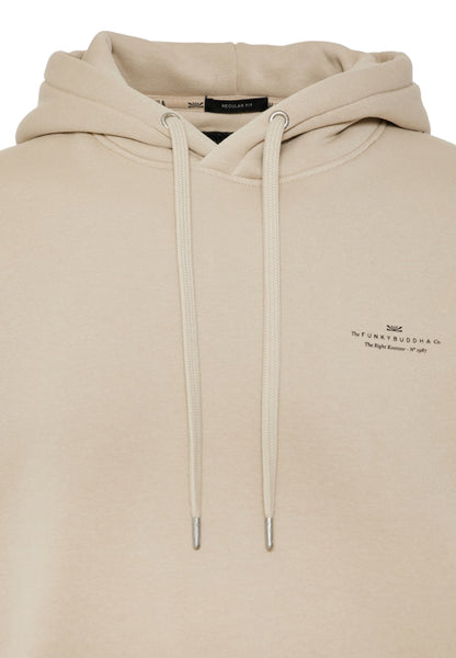 Funky Buddha Greige Sweater Hoodie