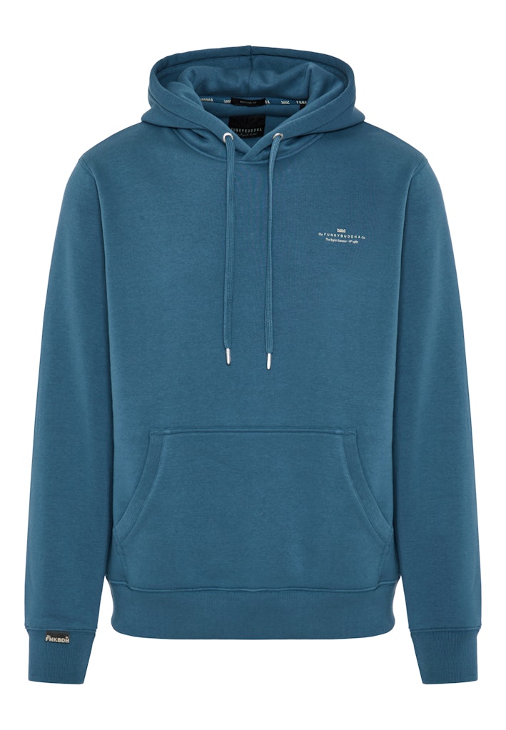 Funky Buddha Indian Teal Sweater Hoodie