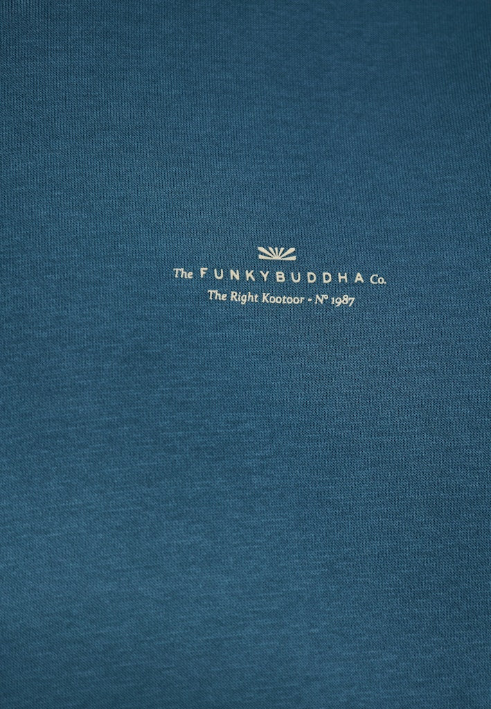 Funky Buddha Indian Teal Sweater Hoodie