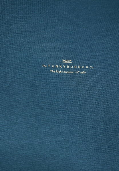 Funky Buddha Indian Teal Sweater Hoodie