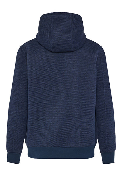 Funky Buddha Navy Mel Full-Zip Jacket Hoodie