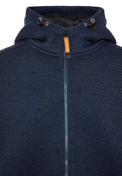 Funky Buddha Navy Mel Full-Zip Jacket Hoodie