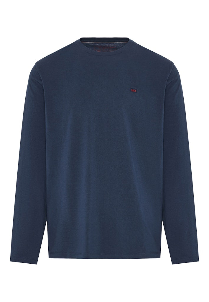 Funky Buddha Navy Long Sleeved Crewneck