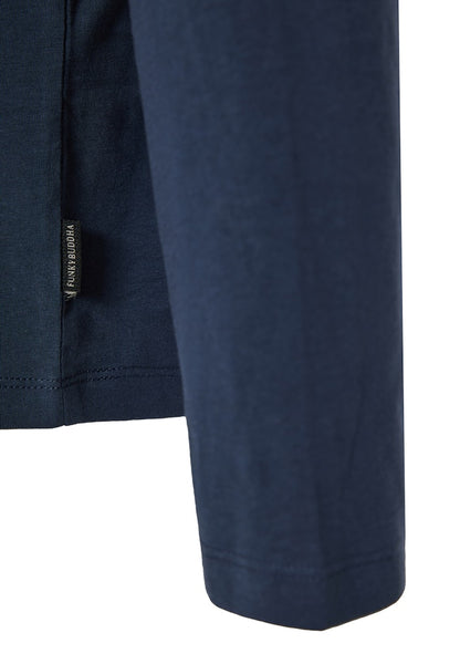 Funky Buddha Navy Long Sleeved Crewneck