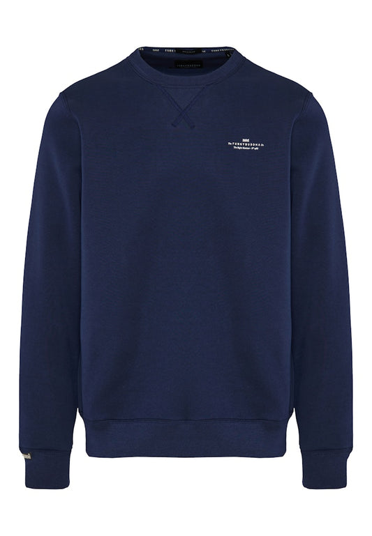 Funky Buddha Essential Navy Long Sleeved Crewneck