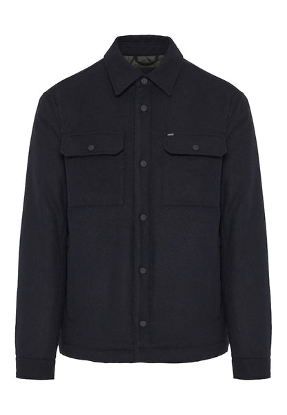 Funky Buddha Classic Collared Navy Jacket