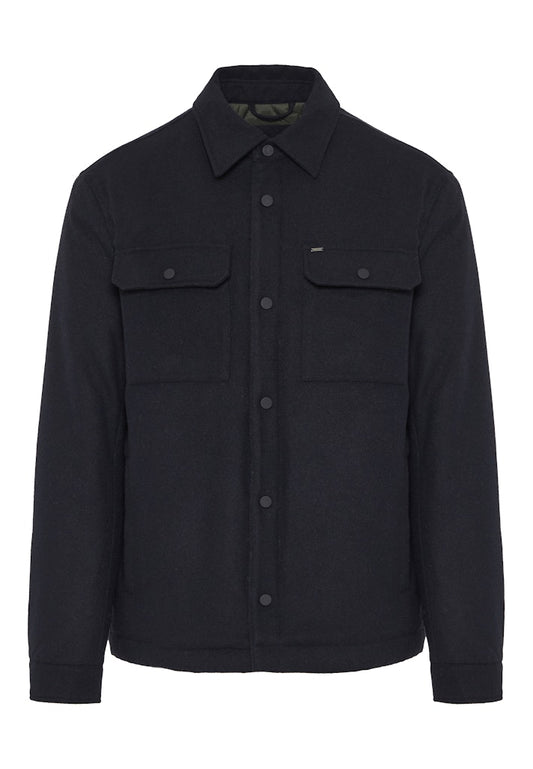 Funky Buddha Classic Collared Navy Jacket