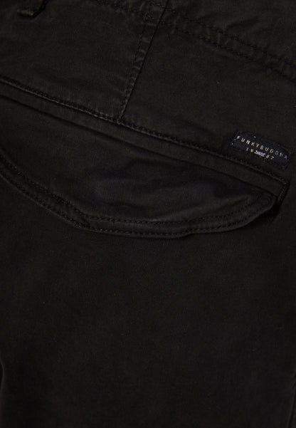 Funky Buddha Essential Black Βερμούδα Cargo