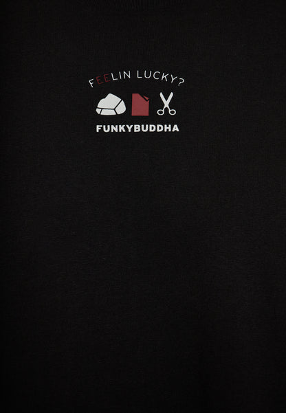 Funky Buddha Black Printed T-Shirt
