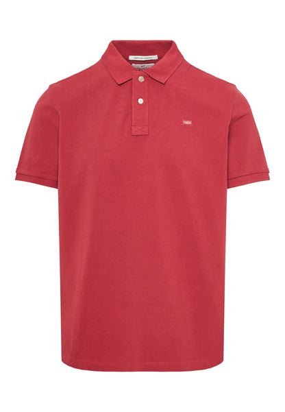 Funky Buddha Earth Red Polo T-Shirt