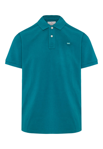 Funky Buddha Peacock Polo T-Shirt