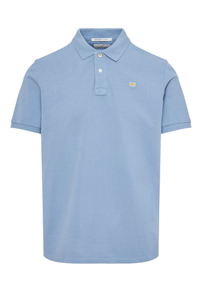 Funky Buddha Smoke Blue Polo T-Shirt