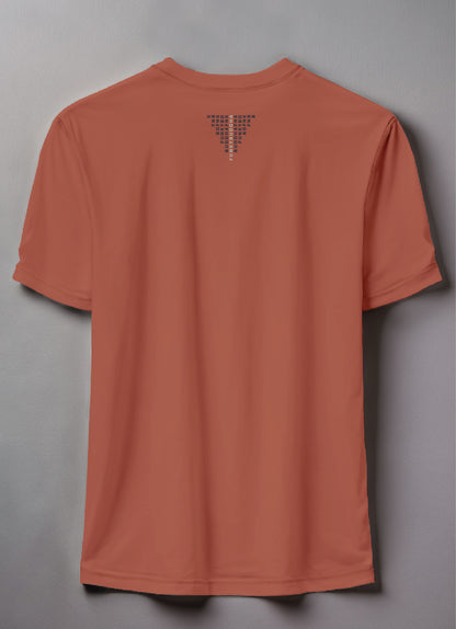 Funky Buddha Spice Brown Print T-Shirt